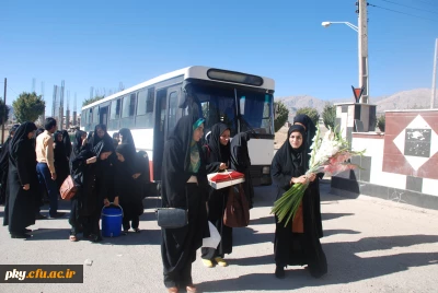 حضور دانشجویان جدید الورود پردیس کوثر یاسوج در گلزار شهدای یاسوج