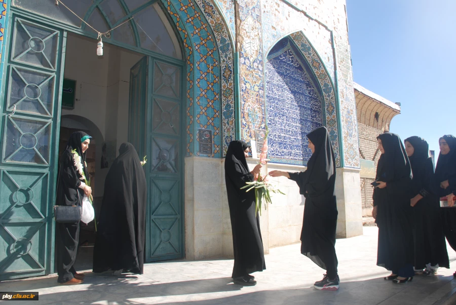 حضور دانشجویان جدید الورود پردیس کوثر یاسوج در گلزار شهدای یاسوج 4