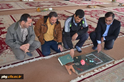 تجدید میثاق کارکنان ، مدرسان ودانشجویان پردیس کوثر  با آرمانهای شهدا در گلزار شهدای یاسوج