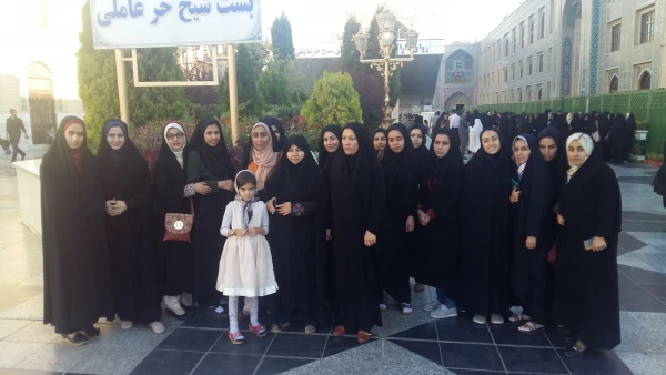 حضوردانشجویان پردیس کوثر یاسوج در اردوی زیارتی پیمان با امام رئوف ویژه اولین دوره دانش آموختگان دانشگاه ه فرهنگیان سراسر کشور در مشهد مقدس 4