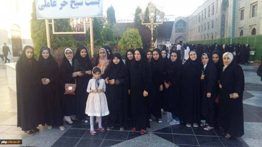 حضوردانشجویان پردیس کوثر یاسوج در اردوی زیارتی پیمان با امام رئوف ویژه اولین دوره دانش آموختگان دانشگاه ه فرهنگیان سراسر کشور در مشهد مقدس 4