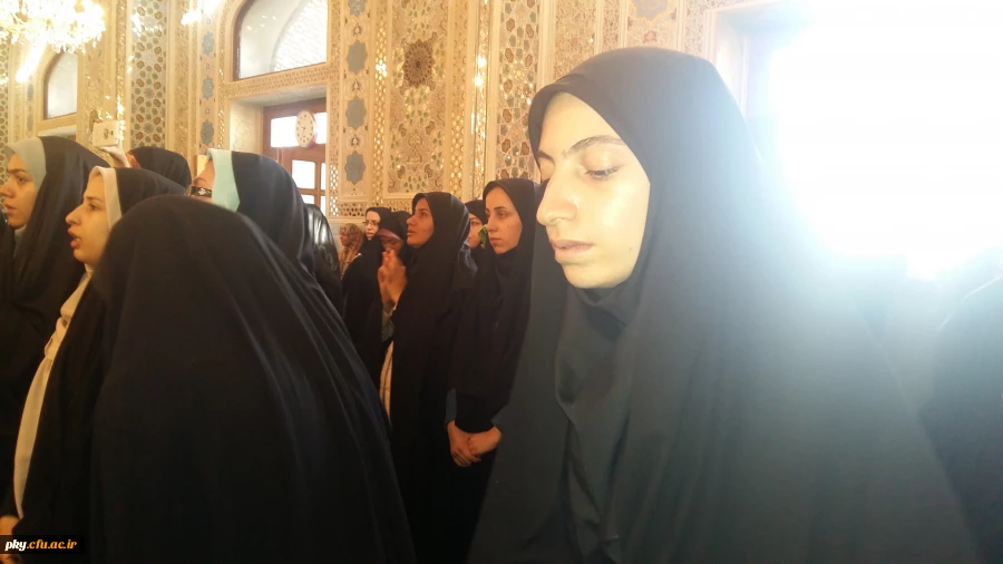 حضوردانشجویان پردیس کوثر یاسوج در اردوی زیارتی پیمان با امام رئوف ویژه اولین دوره دانش آموختگان دانشگاه ه فرهنگیان سراسر کشور در مشهد مقدس 5