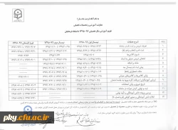 تقویم اجرایی[1]