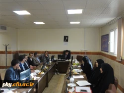 برگزاری جلسه مربوط به جشن دانش آموختگی و بزرگداشت دهه فجر