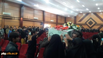 برگزاری مراسم تشیع شهدای گمنام
