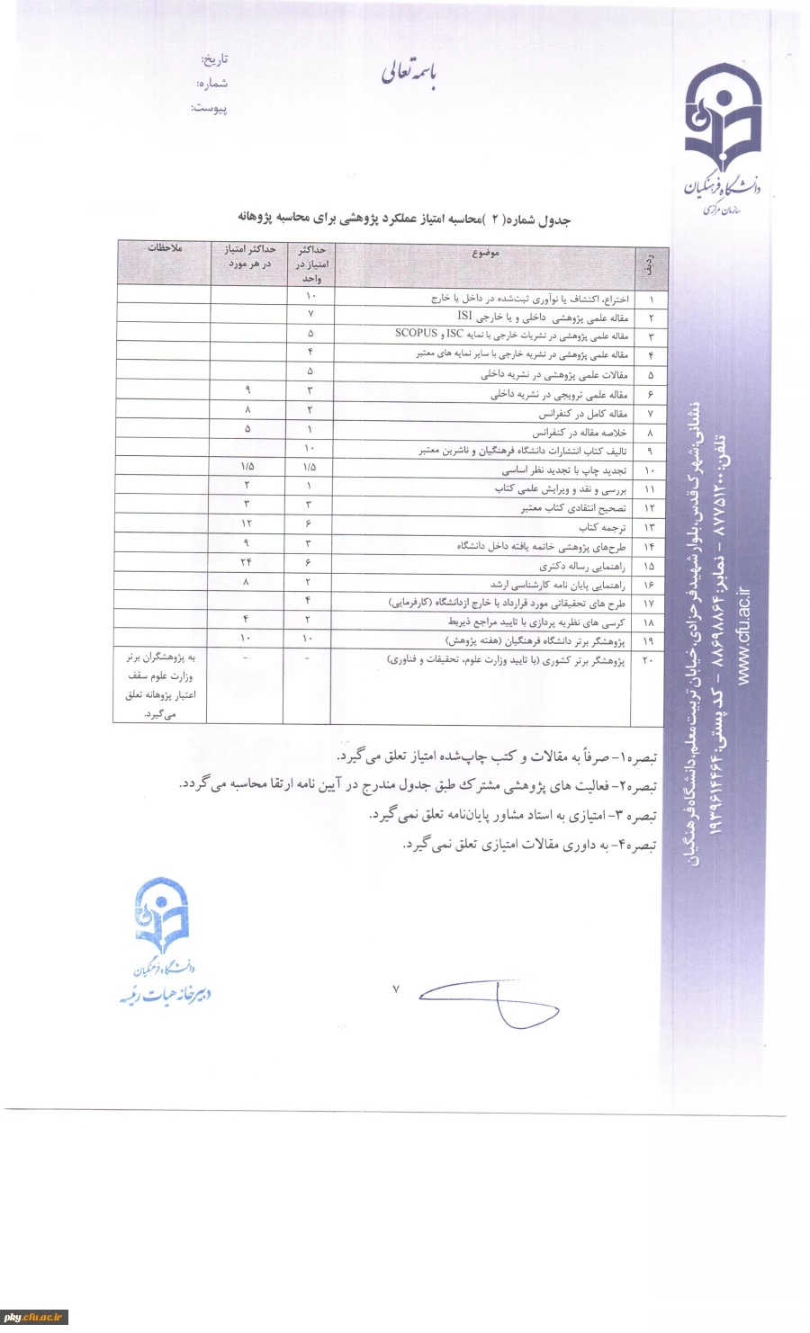 دستورالعمل تخصیص پژوهانه 2
