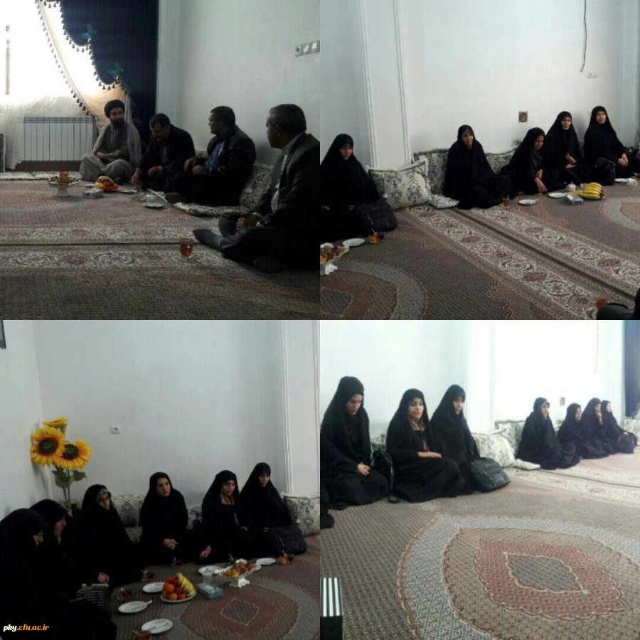 بازدید مسئولان، کارکنان و دانشجومعلمان پردیس کوثر از خانواده جانباز 50 درصد 2