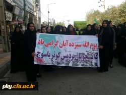 شرکت در راهپیمایی یوم الله 13 آبان 3