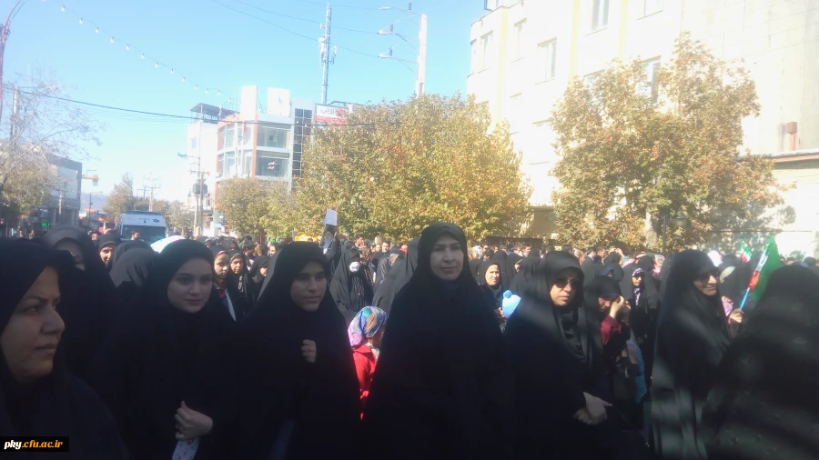حضور مسئولان و دانشجویان پردیس کوثر در راهپیمایی عظیم مردمی استان کهگیلویه و بویراحمد 2