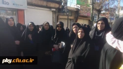 حضور مسئولین، اساتید و کارکنان پردیس کوثر در راهپیمایی پر شکوه 9 دی ماه 1398 2