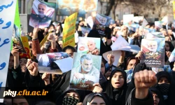 حضور مسئولین، اساتید و کارکنان پردیس کوثر در مراسم بزرگداشت سپهبد قاسم سلیمانی 2