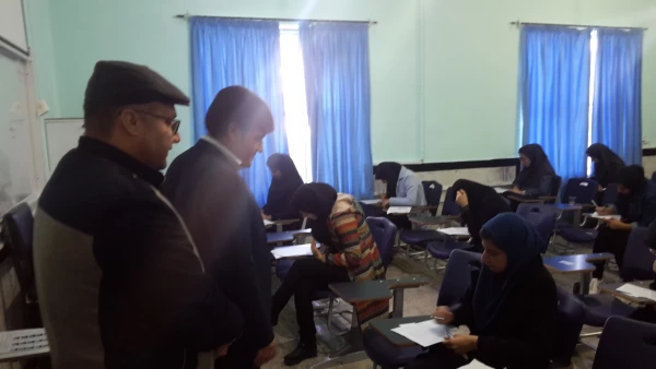 بازدید سرپرست محترم دانشگاه فرهنگیان استان کهگیلویه و بویراحمد از حوزه امتحانی پردیس کوثر 3