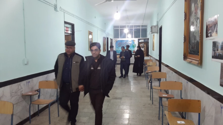 بازدید سرپرست محترم دانشگاه فرهنگیان استان کهگیلویه و بویراحمد از حوزه امتحانی پردیس کوثر 5