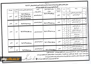 قابل توجه پذیرفته شدگان مرحله اول آزمون استخدام پیمانی آموزش و پرورش 

اعلام جدول زمان بندی تشکیل پرونده و مصاحبه